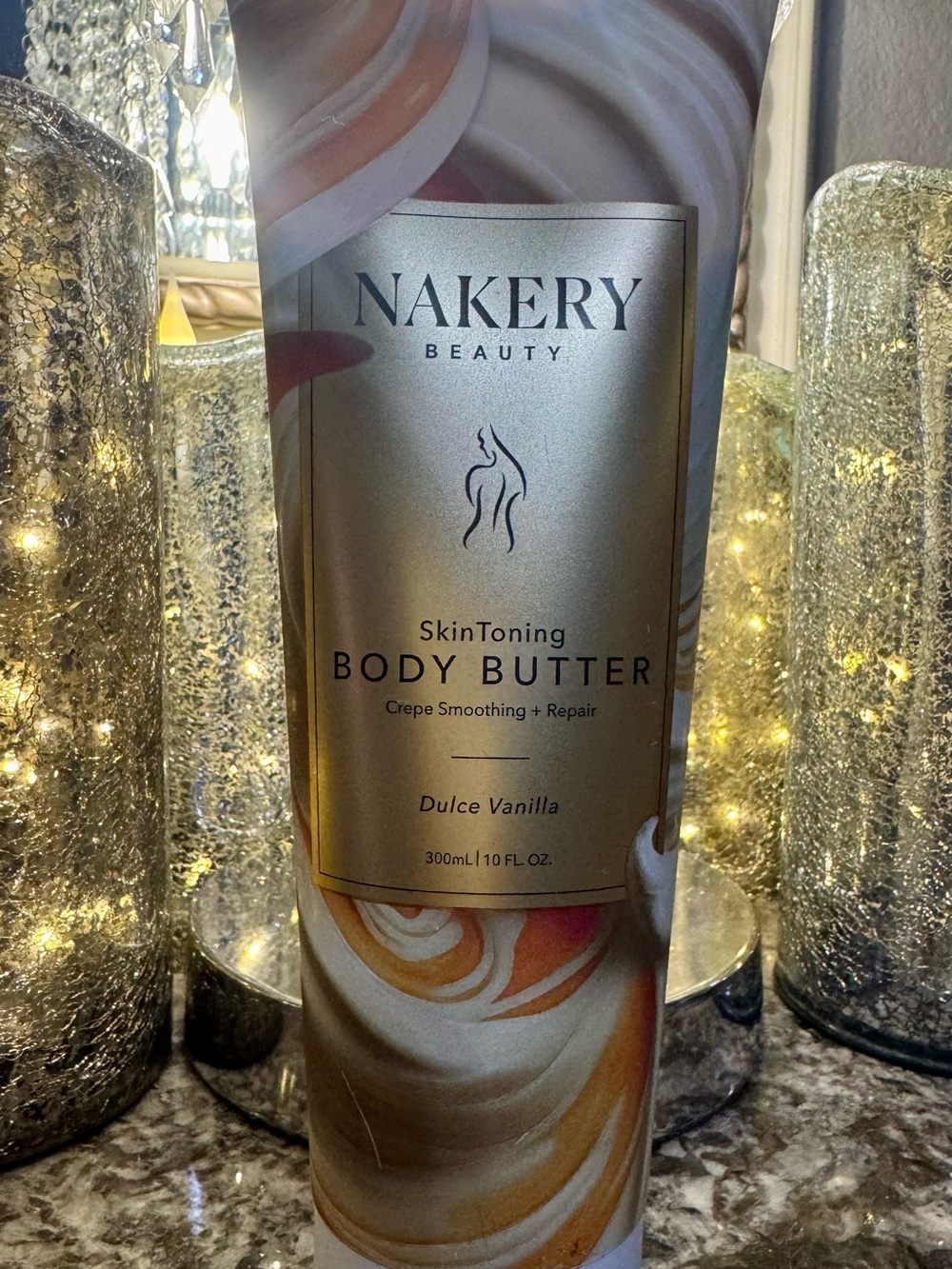 Nakery Dulce Vanilla SkinToning Body Butter - 10oz  NEW AND SEALED